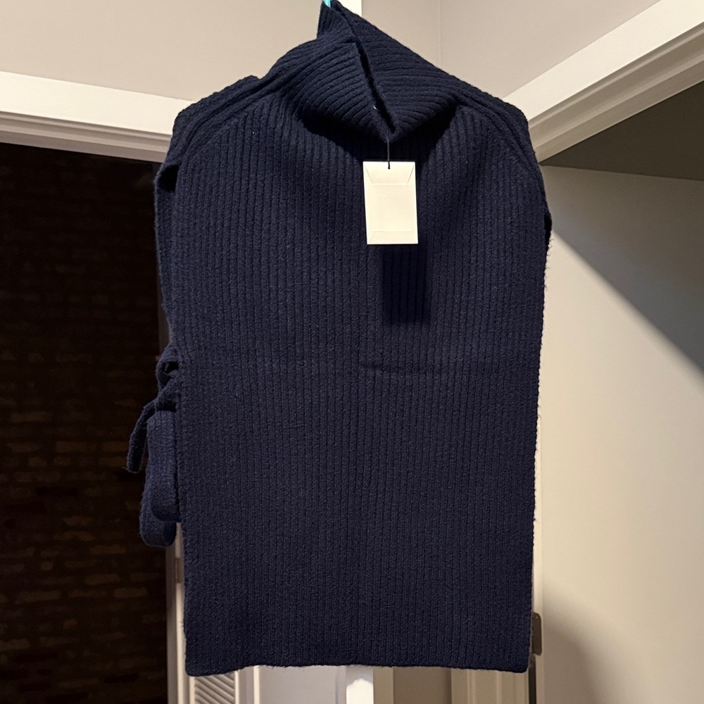 Navy Blue Knit Sweater